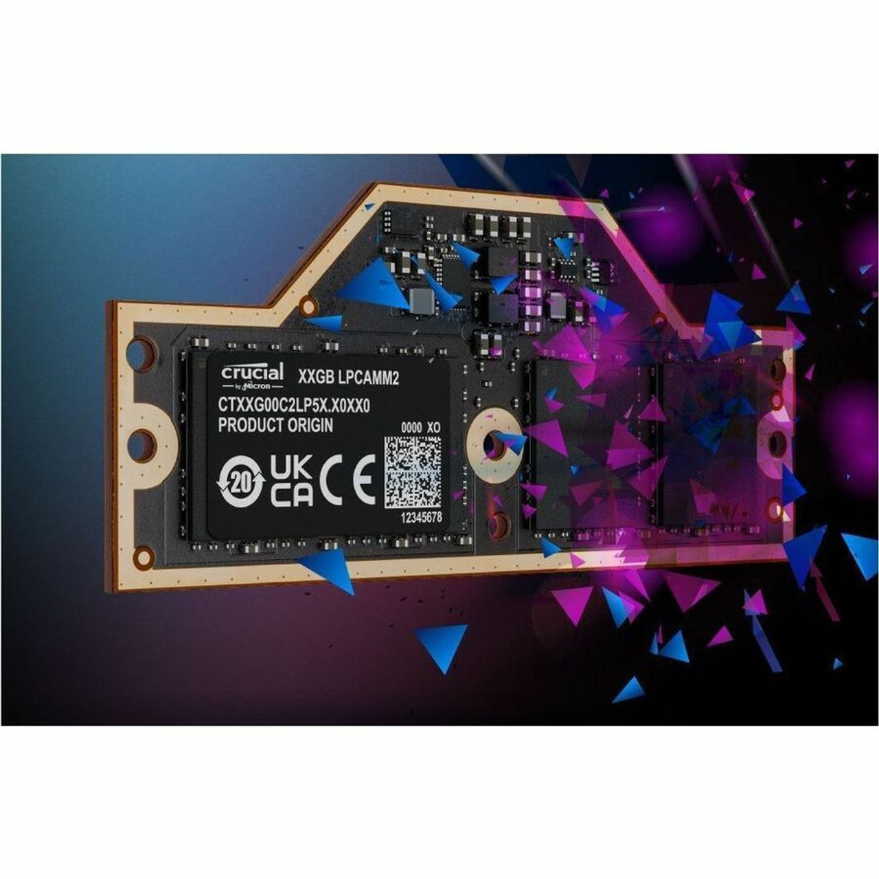 LPCAMM2 DDR5 64GB メモリ Crucial - LPDDR5X - module - 64 GB - LPCAMM2 - 3750 MHz