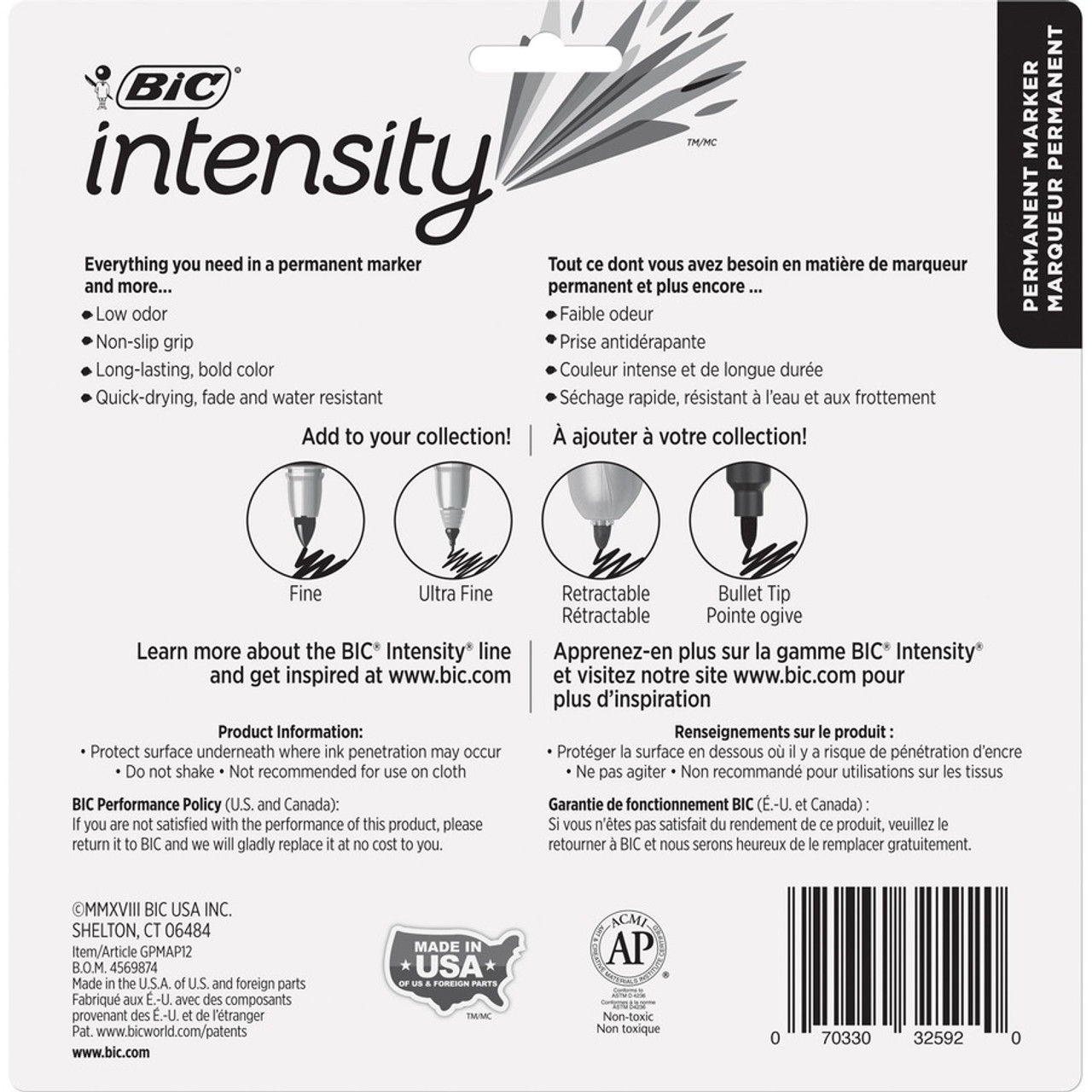 Bic Intensity Woodsy Brown, Ultra Fine Marker