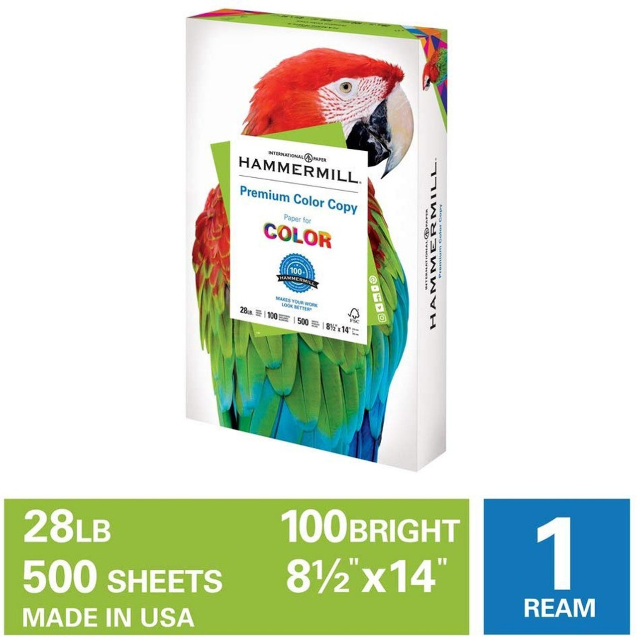 HAM102475 - Hammermill Premium Color Copy Paper - White - 100