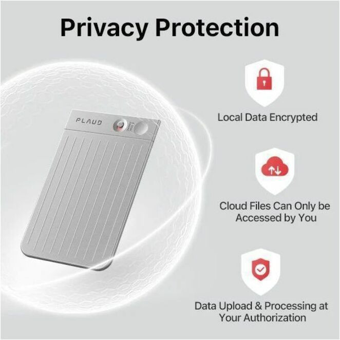 Plaud PLD64GSI_51 Note AI Voice Recorder 64GB Silver | Beach Audio