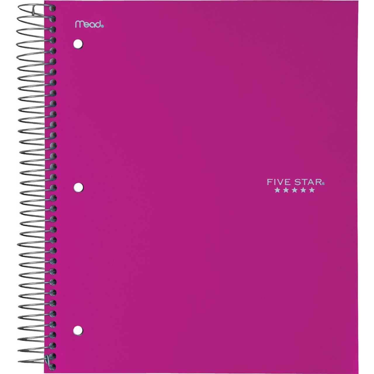 MEA06208 - Mead Five-Star Wirebound 5-Subject Notebook - 200