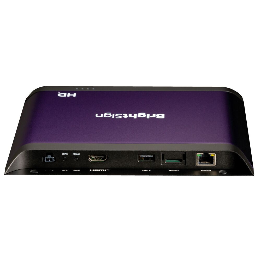 BrightSign HD1026 4K Digital Signage Media Player With | Beach Audio