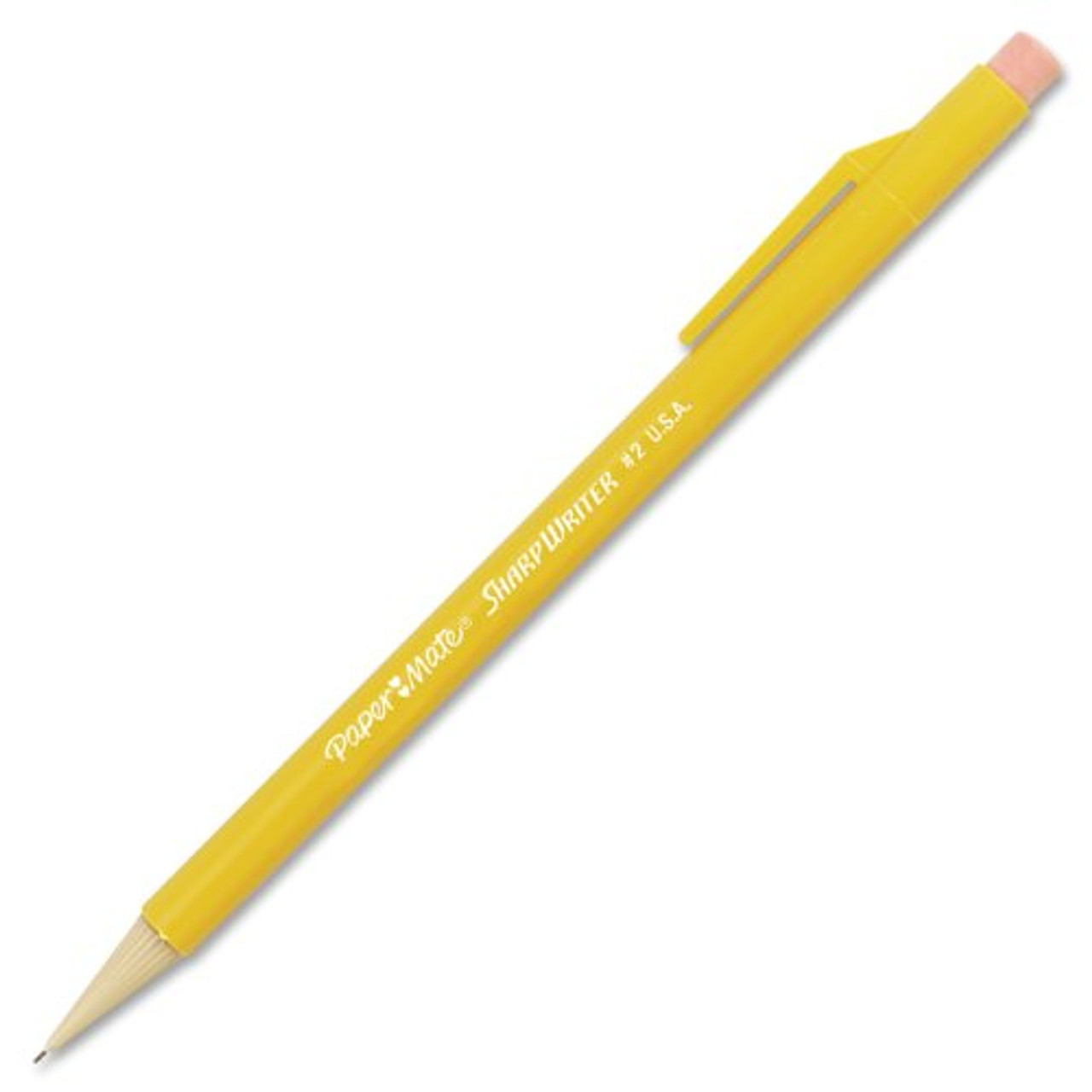 Paper Mate Yellow Barrel 1.3 mm Mechanical Pencil (Pack of 5) 1862167 - The  Home Depot