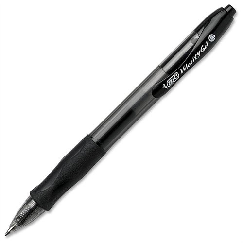 Bic Velocity Gel Retractable Pen Medium Pen Point Beach Audio