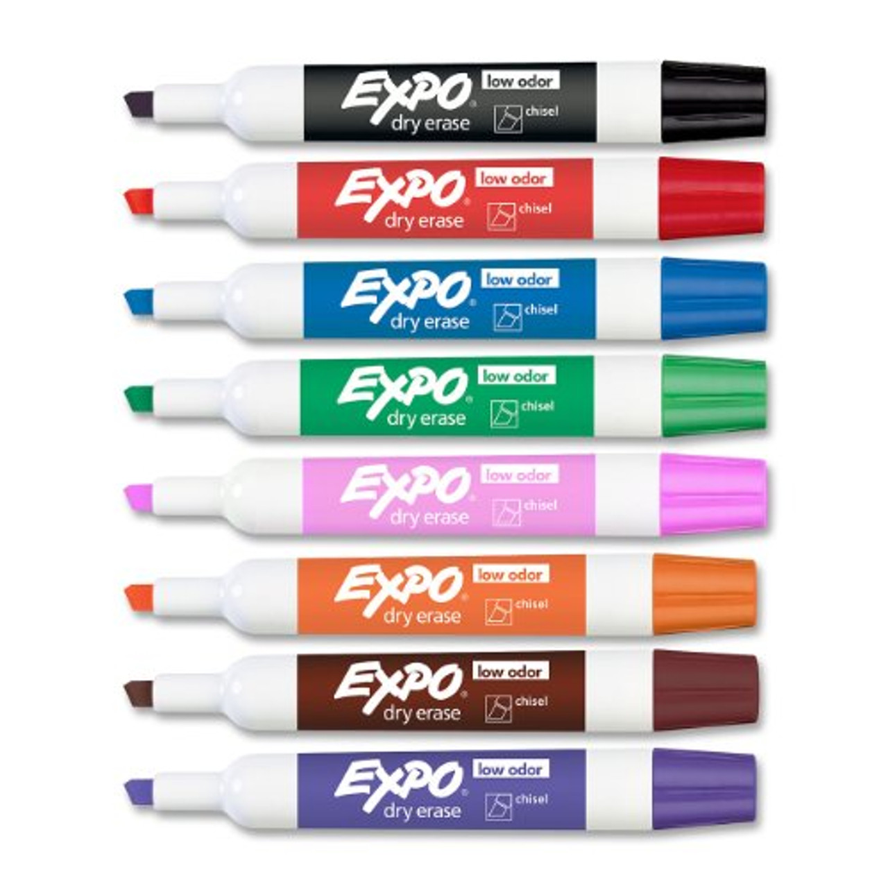 WHITE BOARD DRY WIPE MARKER BULLET TIP BLACK BLUE RED GREEN MARKER SET +  ERASER