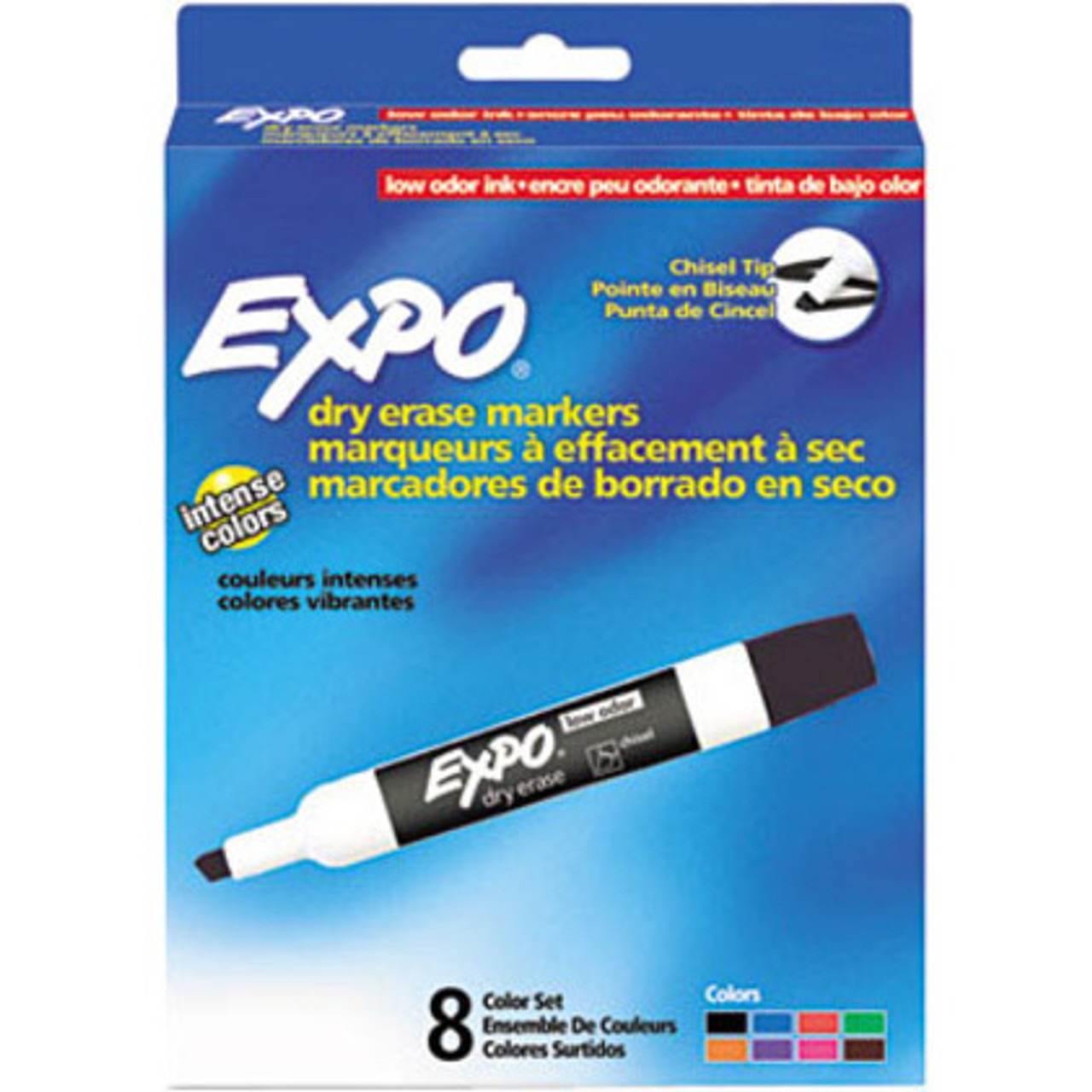 Black Chisel Tip Dry Erase Marker
