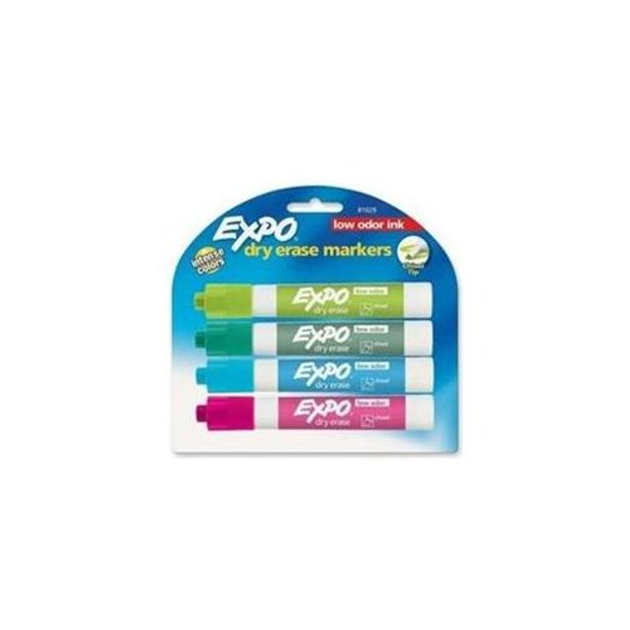  EXPO Low-Odor Dry Erase Markers, Chisel Tip, Fashion Colors,  4-Count : Office Products