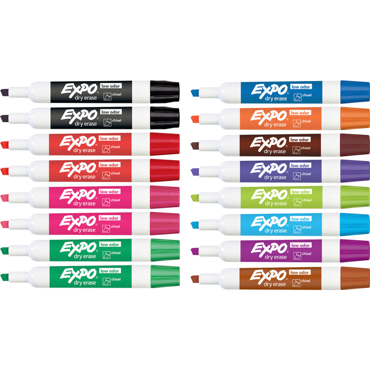 Expo - marker - assorted colors (pack of 16) - 81045