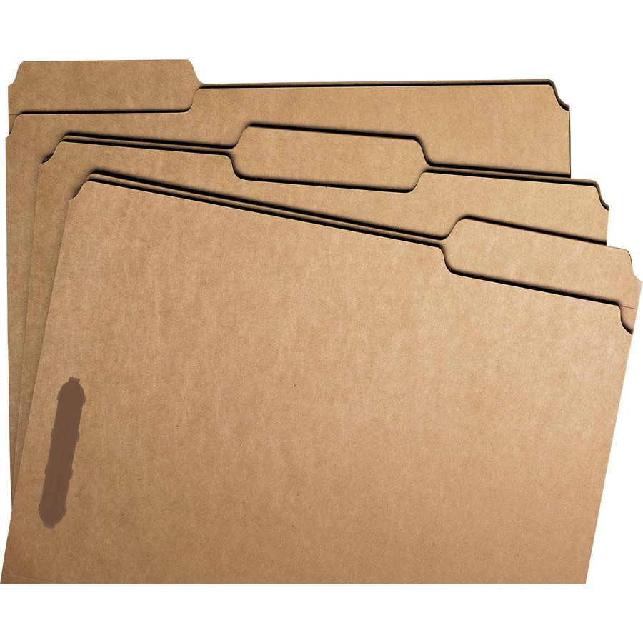 Smead 14837 Kraft Fastener File Folders - Letter - | Beach Audio