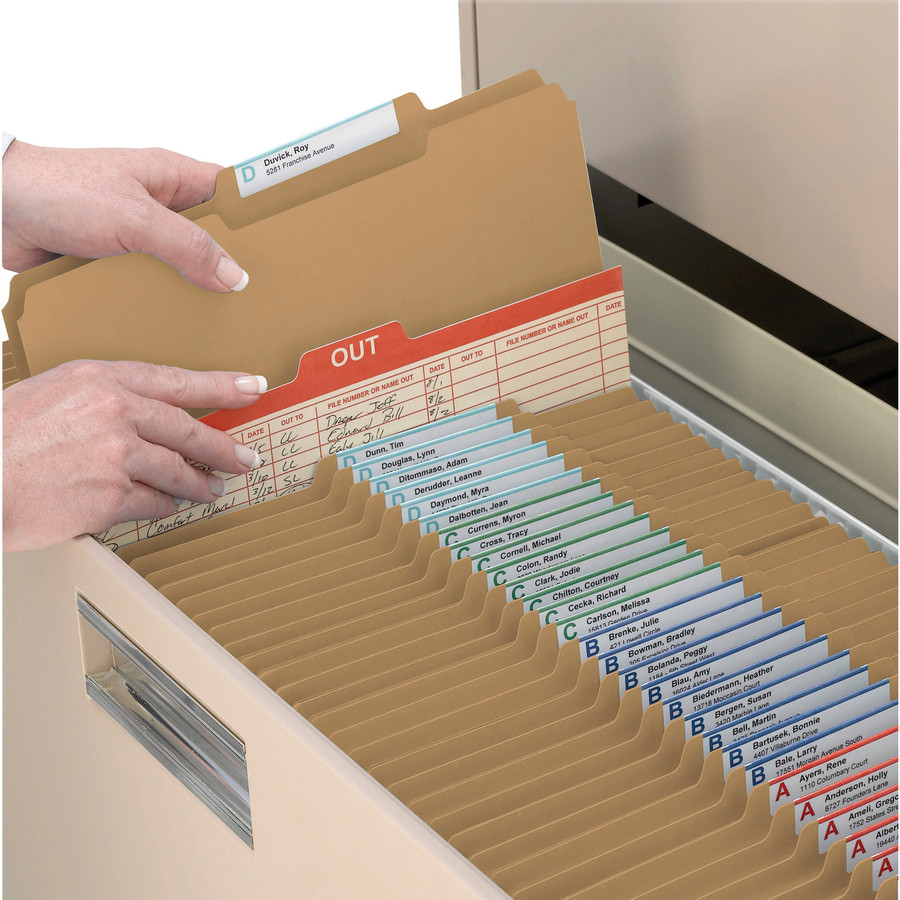 Julie 9番セット Smead 19880 Kraft Fastener File Folders - Legal - 8.50