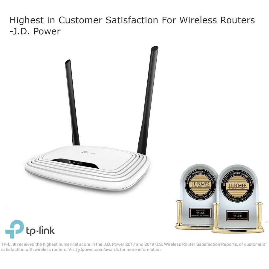 TP-LINK TL-WR841N Wireless N300 Home Router, 300Mbps, | Beach Audio