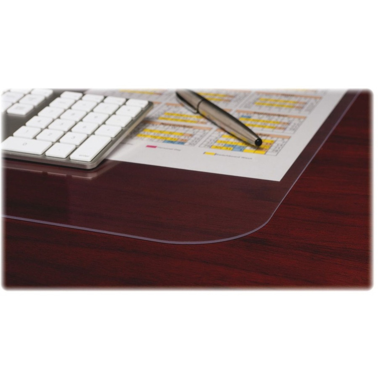 Lorell Rectangular Crystal-clear Desk Pads - LLR39650 