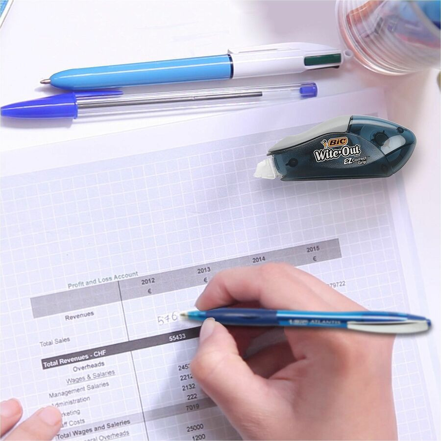 Wite-Out Mini Twist Correction Tape, Non-Refillable, Blue/Fuchsia