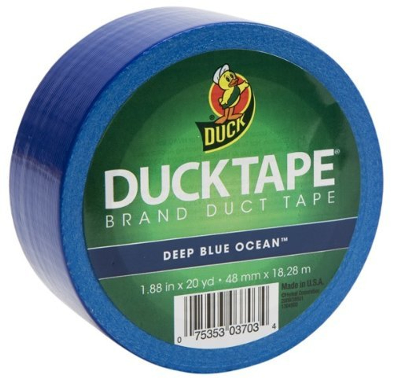 Duck 1304959 Colored Duct Tape, 1.88 x 20 yd. Size, Blue