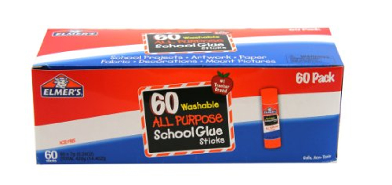 Elmer's All-purpose School Glue Sticks Bulk Pack - 0.24