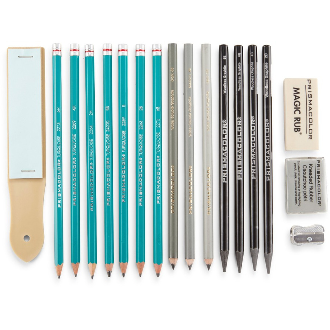  Prismacolor Premier Turquoise Graphite Sketching Pencils, Soft  Leads, 12 Count : Everything Else
