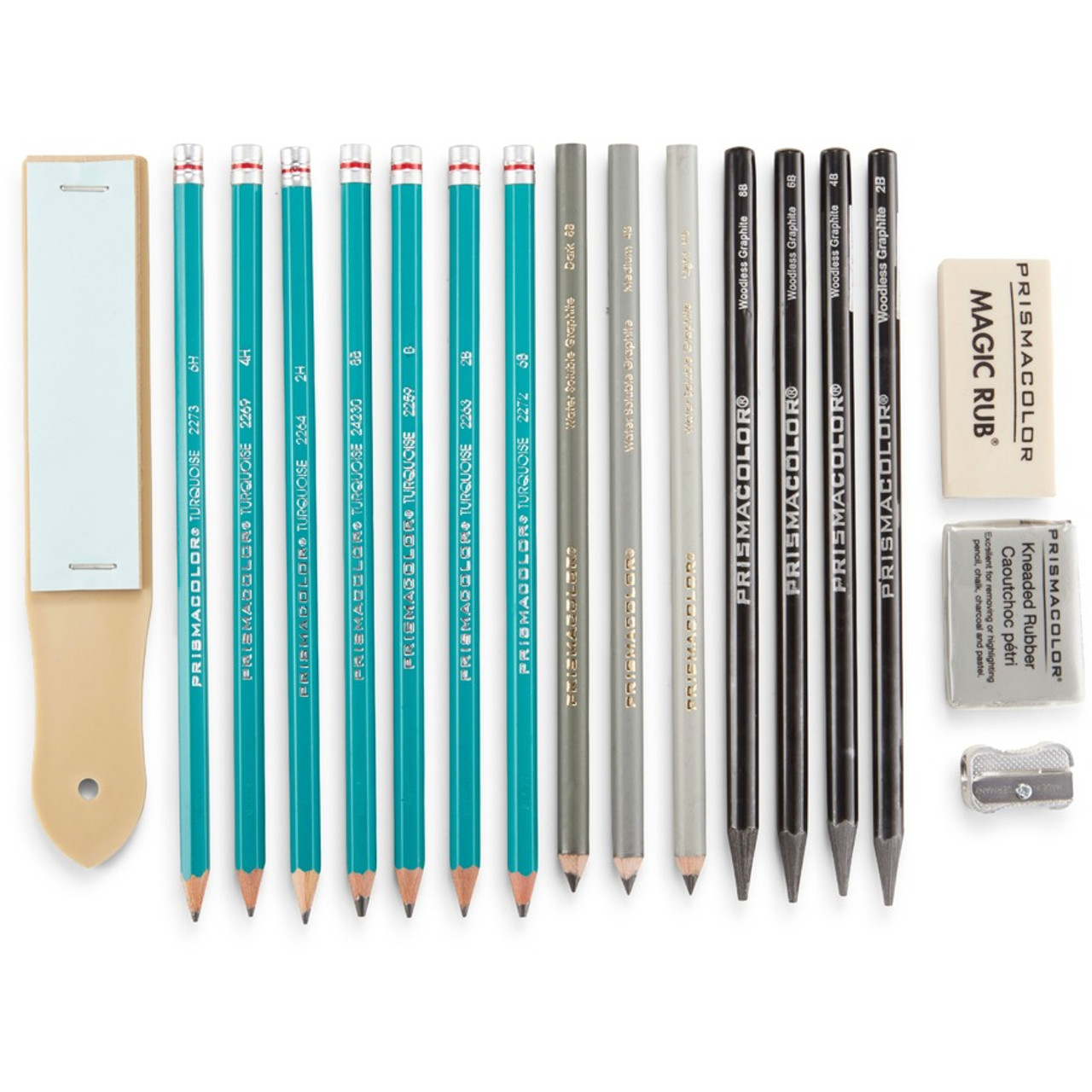 Prismacolor Premier Turquoise Medium Grade Graphite Pencils Set of 12  Drawing, Blending, Shading & Rendering, Prismacolor Arts Crafts 