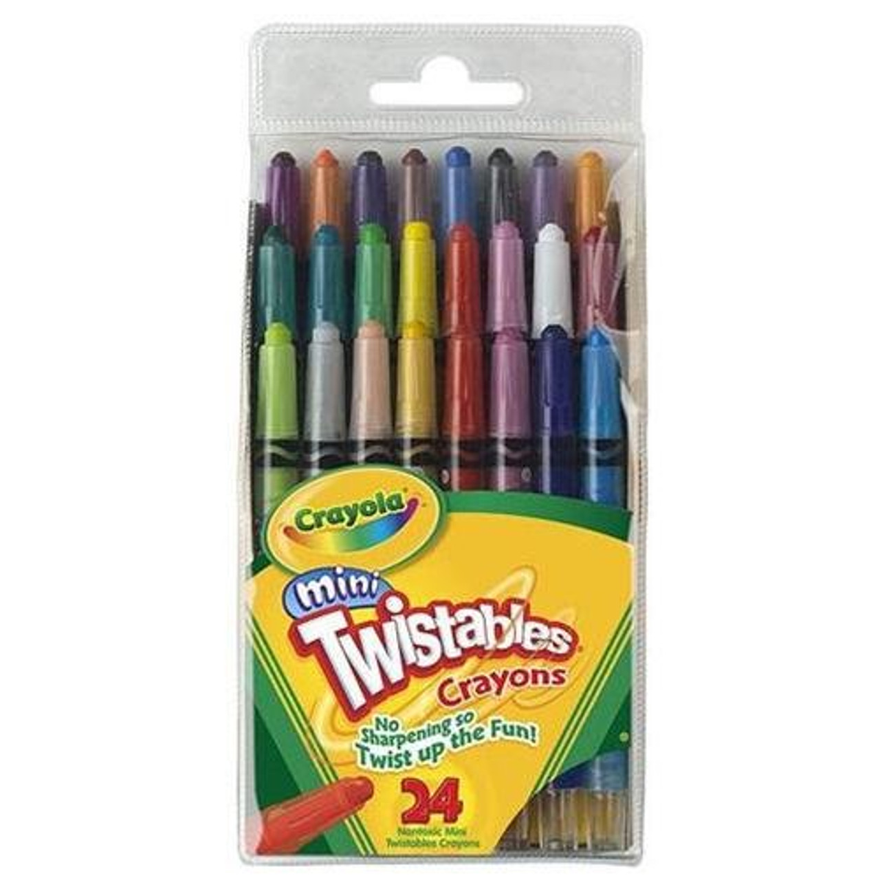Crayola Twistables Crayons - Clear Barrel - 24 / Pack