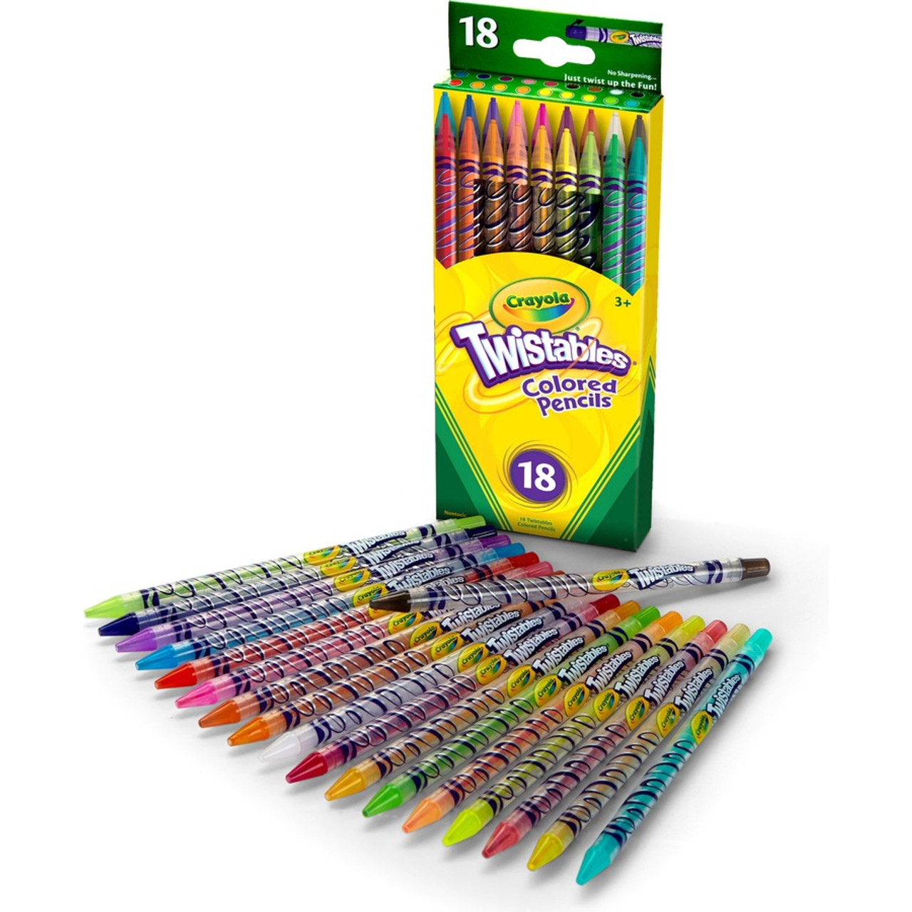 Crayola 18ct Twistables Colored Pencils (2 Pack)