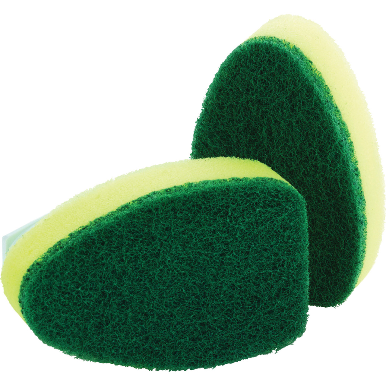 Refill Sponge Heads for Heavy-Duty Dishwand 2/Pack, Green