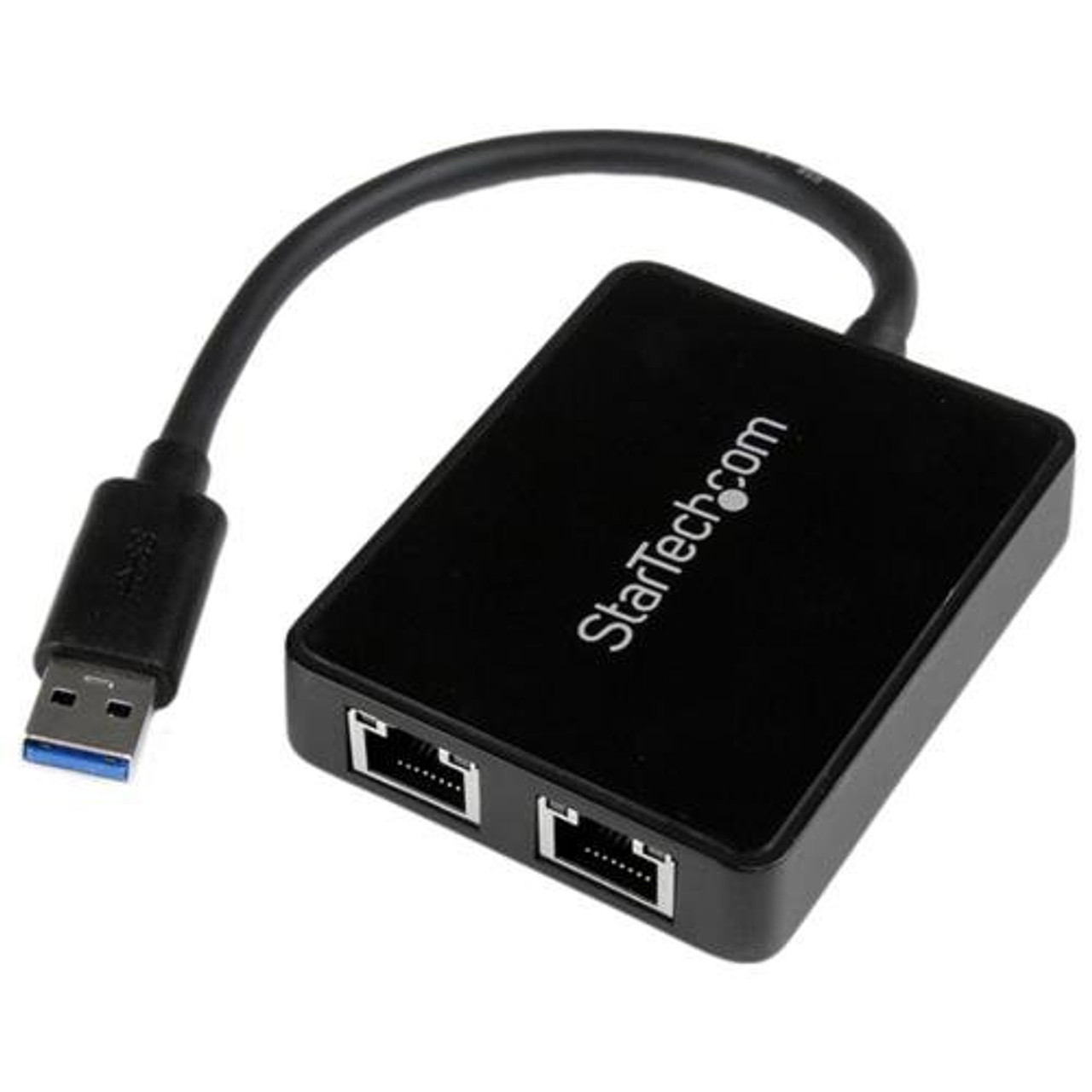 StarTech.com USB 3.0-2ポートGigabit Ethernet LANアダプタ ブラック