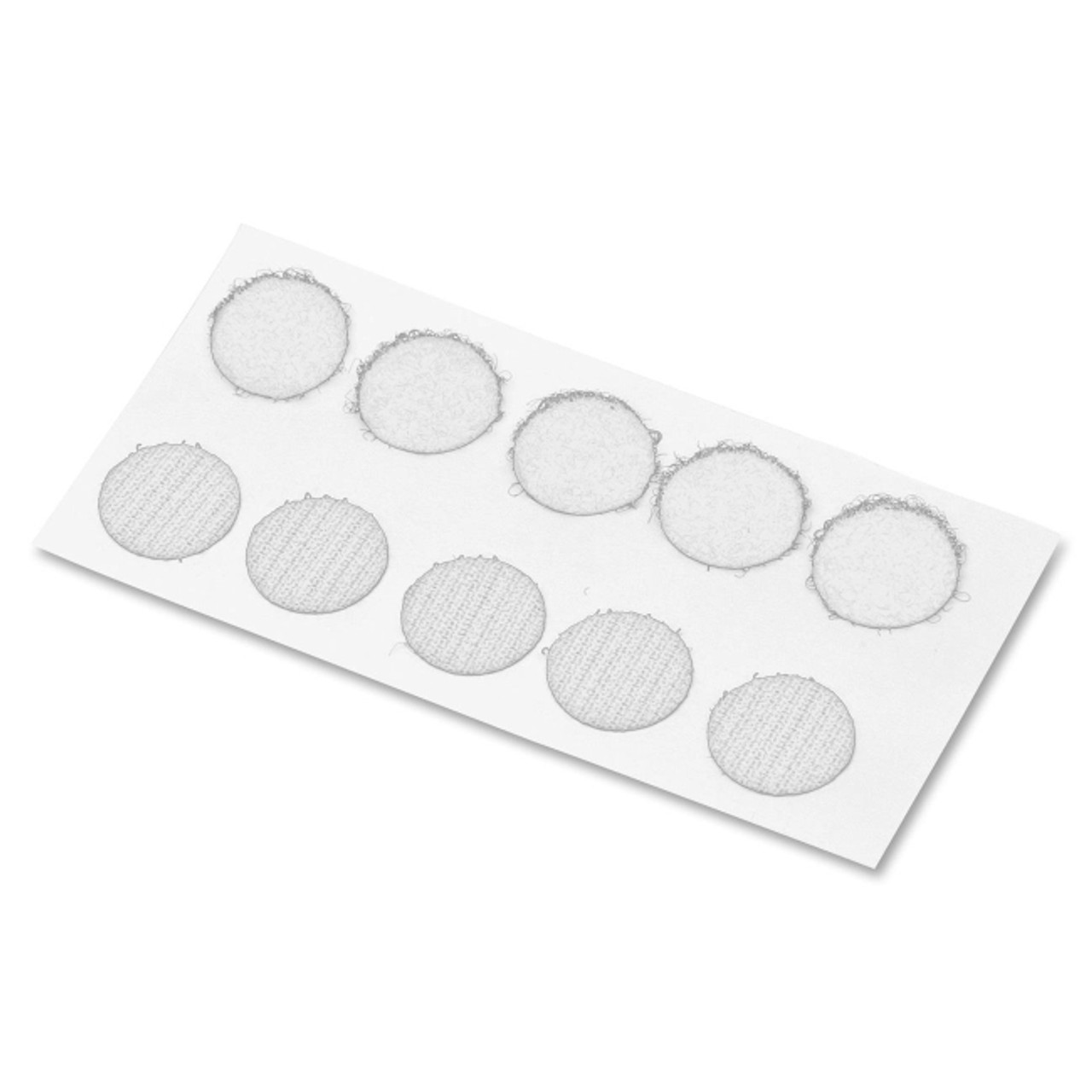 Velcro White Sticky Back Coins