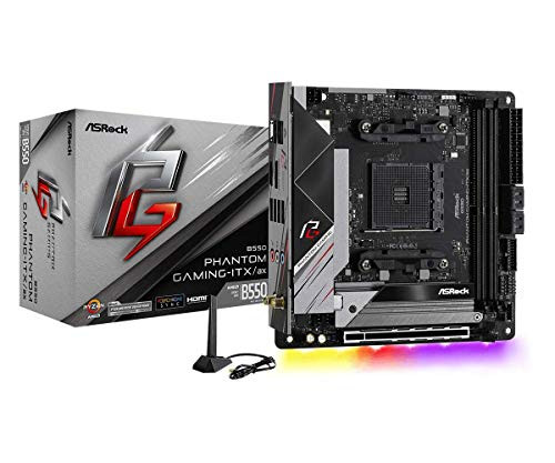 ASRock B550 Phantom Gaming-ITX/ax Desktop Motherboard - | Beach Audio
