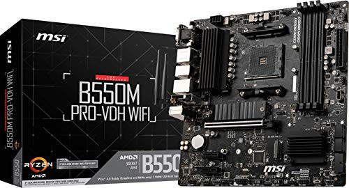 MSI B550M PRO-VDH WIFI Desktop Motherboard - AMD | Beach Audio