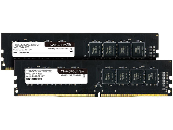 Team ELITE 32GB (2 x 16GB) DDR4 SDRAM Memory Kit | Beach Audio
