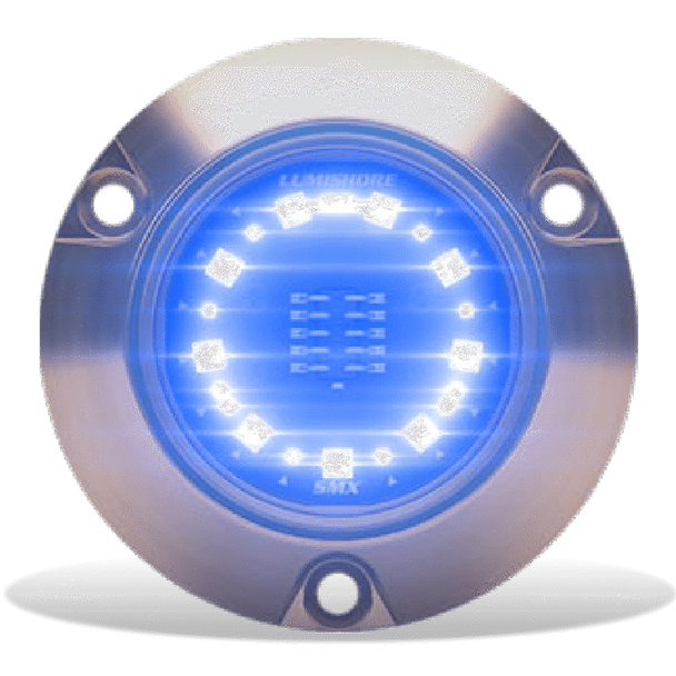 Lumishore SUPRA SMX24 Blue and White Surface Mount Underwater LED Boat Light (60-0533)