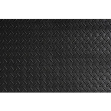 Crown Industrial Deck Plate Anti-Fatigue Mat Vinyl 24 x 36 Black