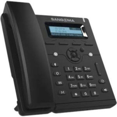 Sangoma s206 IP Phone - Corded - Corded - Wall Mountable - VoIP - Caller ID - Speakerphone - 2 x Network (RJ-45) - PoE Ports - SIP, RTCP XR, SIP v2, NAT, STUN, DHCP, PPPoE, SNTP, TLS Protocol(s)