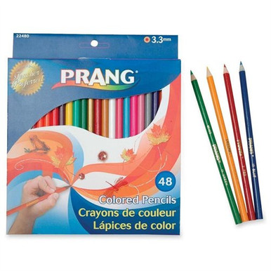 Prang Colored Pencils - 3.3 mm Lead Diameter - Assorted Lead - 72 / Box