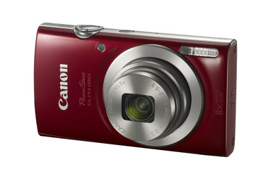 Canon PowerShot ELPH 180 Digital Camera (Red) Bundle with 32 GB Memory Card and More