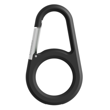 Belkin Apple AirTag Secure Holder with Carabiner - Durable Scratch Resistant Case With Open Face & Raised Edges - Protective AirTag Keychain Accessory For Keys, Pets, Luggage & More - Black