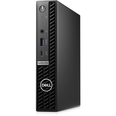 Dell OptiPlex 5000 Desktop Computer - Intel Core i5 12th Gen i5-12500T Hexa-core (6 Core) 2 GHz - 16 GB RAM DDR4 SDRAM - 512 GB M.2 PCI Express NVMe 3.0 x4 SSD - Micro PC - Black - Intel (Renewed)