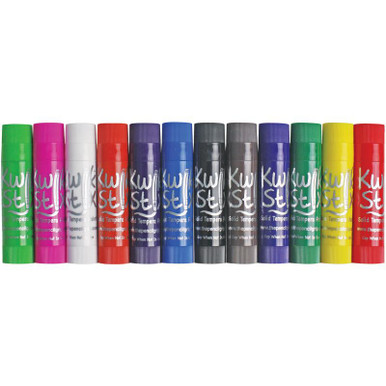 The Pencil Grip Kwik Stix 12-Color Solid Tempera Paint