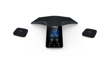 Yealink CP965 Wireless Mic Touch-Sensitive HD IP Conference Phone, CPW65 DECT Duo Wireless DECT Expansion Mic, 5-inch Multi-Touch Screen