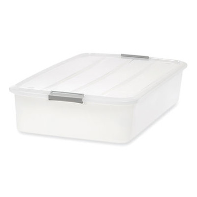 Iris Underbed Buckle Up Box, Clear