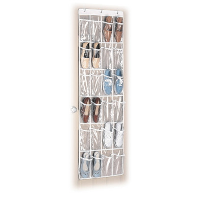 Whtmor 6044-13-CTF 24 Pocket Over The Door Shoe Rack | Beach Audio