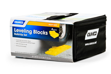 Camco Heavy Duty Leveling Blocks- Ideal For Leveling | Beach Audio