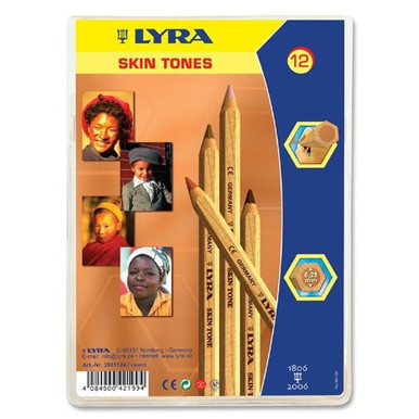 Lyra Color Giants Skin Tone Colored Pencils - 6.3 Mm