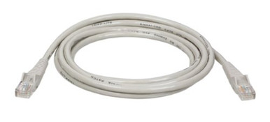Tripp Lite Cat5e 350MHz Snagless Molded Patch Cable (RJ45 M/M) - Gray, 14-ft.(N001-014-GY)