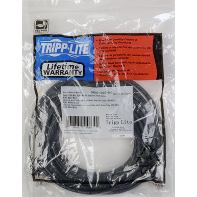 Tripp Lite Cat5e 350MHz Snagless Molded Patch Cable (RJ45 M/M) - Black, 30-ft.(N001-030-BK)