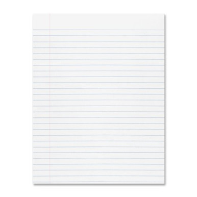 Pacon Products - Pacon - Composition Paper, 16 lbs., 8-1/2 x 11, White, 500 Sheets/Pack - Sold As 1 Pack - Excellent for themes and penmanship practice. - Ruled on both sides. - Smooth, white sulfite paper.