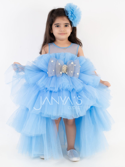 blue party dress - janyascloset.com