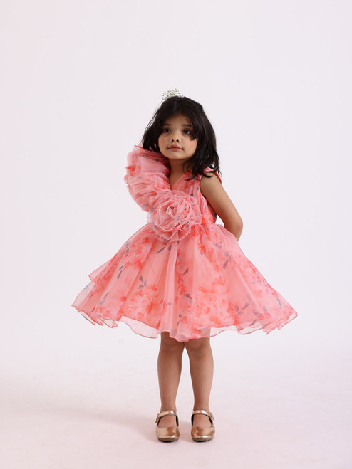 Peach Baby Dress by www.global.janyascloset.com