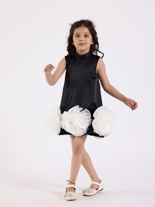 black party dress for girls - global.janyascloset.com