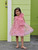 Ready to Ship: Party Wear Mauve Printed Flower Girl Dress