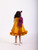JANYAS CLOSET Mustard Yellow Ella Dress With Hair Pin*
